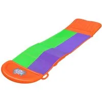 Bestway Wasserrutsche Splashcoaster Double Slide (4,7m), 2 Bahnen mit Bodenwelle