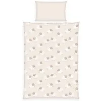Baby Best Wendebettwäsche babybest Schäfchen, Flanell, 2 teilig, besonders kuschelig