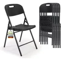Sekey Klappstuhl Klappstuhl Set bis 150kg stabil faltbar Gartenstuhl Metall, Bis 150kg belastbar – stabil, faltbar & platzsparend