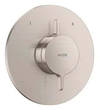 Hansgrohe Mischer Unterputz AXOR One für 2 Verbraucher edelstahl optik, 48415800 48415800