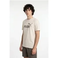 PUMA T-Shirt ESS CAMO TEE gerade Passform, Kurzarm, für Alltag und Freizeit