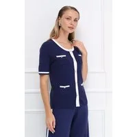 Passioni Cardigan mit Knopfverschluss