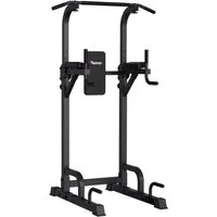 PASYOU Klimmzugstange PU40 (Freistehend Power Tower, 6 in 1 Verstellbar Kraftturm Dip Station), Multifunktionale Pull Up station, Maximale Belastung 300kg