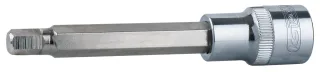 KS Tools 1/2" CHROMEplus Bit-Stecknuss Innensechskant, lang - 918.1655