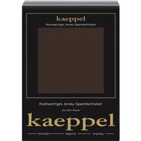 Kaeppel Spannbettlaken Single Jersey Mako Elasthan, Jersey-Elasthan, Gummizug: rundum, (1 Stück), aus 97% Baumwolle und 3% Elasthan