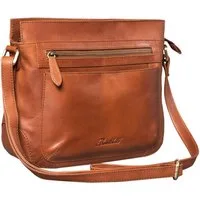 Benthill Umhängetasche Damen Echt Leder Handtasche Vintage Umhängetasche Bag Shopper Frauen, Schultergurt / Umhängegurt Reißverschlussfach