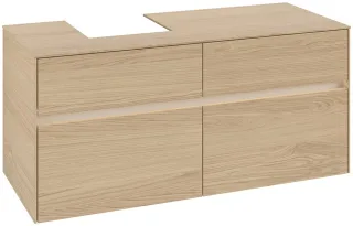 Villeroy & Boch Waschtischunterschrank Collaro C098B0 1200x548x500mm mit Beleuchtung Nordic Oak C098B0VJ