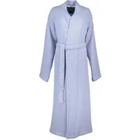Cawö Home Damenbademantel Musselin 838 Kimono Musselin, Kimono, 100% Baumwolle