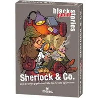 Moses. Verlag Spiel black Stories Junior Sherlock & Co. - 50 streng geheime Fälle