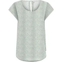 ONLY Shirtbluse ONLNOVA LIFE S/S TOP AOP PTM Viskose, regular fit, Rundhals