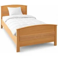 bv-vertrieb Schlafzimmer-Set Komfortbett verstellbar Seniorenbett 100x200 Nachtschrank Buche dekor, (1-tlg), Buche dekor