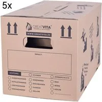 pajoma® Aufbewahrungsbox XXL Umzugskarton (Spar-Set), Profi Aktenkarton 2-wellig, extra stabil bis 40 kg