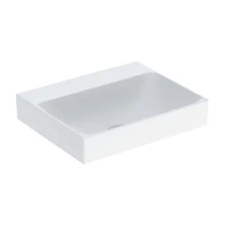 Geberit One Waschtisch 505021016 50 cm, ohne Hahnloch und Überlauf, weiß KeraTect
