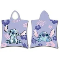 Lilo & Stitch Badeponcho Badeponcho 50 × 115 cm aus Baumwolle Badetuch mit Kapuze, Baumwolle
