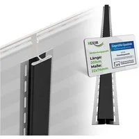 Hexim Verkleidungspaneel, BxL: 2.2x201 cm, (Siding Fassadenpaneele außen Fassadenverkleidung wetterfest Kunststoffpanelee PVC-U Verkleidung Außenwand Hausverkleidung UV-beständig - (Verbindungsprofil anthrazit)