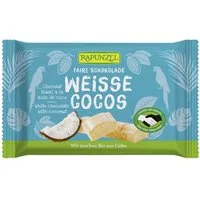 Rapunzel Schokolade Weiße Schokolade mit Kokosstückchen 100g
