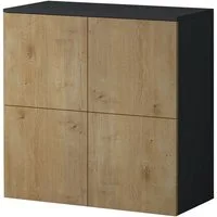 doporro Sideboard Kommode Möbel Mehrzweckschrank Push-to-Open Aufbewahrungsschrank