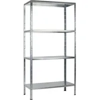 SCHULTE Regalwelt Steckregal mit 4 PowerMAX Fachböden, 65 kg Tragkraft, 180x80x40 cm (HxBxT)