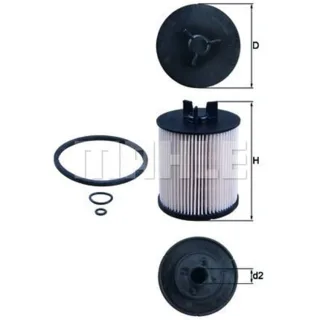Mahle Kraftstofffilter Audi A2 KX86/1D