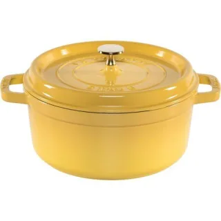 Staub La Cocotte 24cm rund, citron, Gusseisen