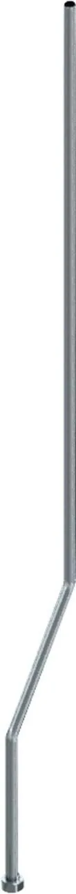 KWC Aquarotter Duschrohr, Durchmesser 18 mm, ÜM, Länge 1200 mm, Kröpfung 96 mm, 2030041525 2030041525