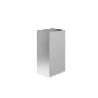 Hewi System 900 Papierabfallbehälter 900.05.004XA Edelstahl matt geschliffen, 60 l, mit Deckel
