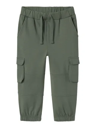 NAME IT - NMMSIMON NREG SWEAT PANT BRU dark forest - Gr. - 116