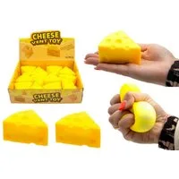 Triton-X Spiel Johntoy Squeeze Cheese Quetschkäse – Slow Rise, Design zufällig