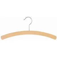 Rudolf Weber Kg Kleiderbügel Holz-Kleiderbügel 42 cm 3er-Pack ohne Steg gewachst