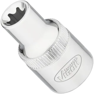 VIGOR T Steckschlüsseleinsatz - 1/2 Zoll (12,5 mm) Vierkant - V2722N