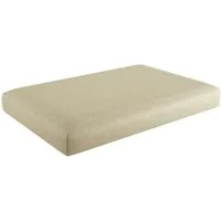 sunnypillow Sitzkissen Palettenkissen mit abnehmbarem Bezug Sitzkissen 120x60x15cm, Cremefarben