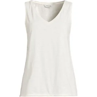 Baumwolltop aus Flammgarn für Damen, Damen, size: regular, Blau, Baumwolle, by Lands' End