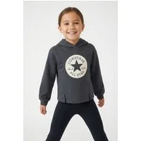 Converse Kapuzensweatshirt CNVG FRENCH TERRY BOXY HOODIE für Kinder und Jugendliche, Langarm-Design, gerader Abschluss