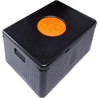 THE BOX Kühlbox Thermobox Universal groß EPP mit Deckel schwarz 80 l - 1 Stück, 80 l