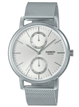 Casio Casio Kollektion Herren Silberne Uhr MTP-B310M-7AVEF