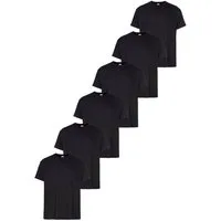 Fruit of the Loom T-Shirt, sechs Stück in unterschiedlicher Farbkomination (Packung, 6-tlg., 6er-Pack) mit Rundhalsausschnitt
