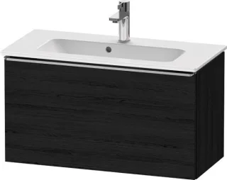 Duravit D-Neo Waschtischunterbau wandhängend Eiche Schwarz Matt 810x372x440 mm - DE4269070160000 DE4269070160000