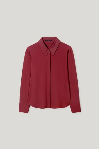 Luisa Cerano - Blusen / Hemden Weiblich berry red - Gr. - 44