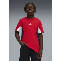 PUMA T-Shirt ESS BLOCK TEE B Kurzarm, Rundhalsausschnitt, ohne Kapuze