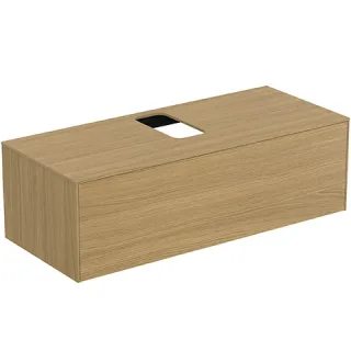 Ideal Standard Waschtischplatte Conca mittiger Ausschnitt 1202x505mm Eiche hell, TF066Y6 TF066Y6