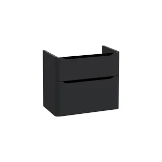 VitrA New Integra Round Waschtischunterschrank mit 2 Vollauszügen 76 x 45 x 65 cm Matt,70016 70016