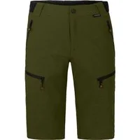 Bergson Outdoorhose LEBIKO Bermuda Herren Wandershorts, robust, elastisch, Normalgrößen, dunkel grün