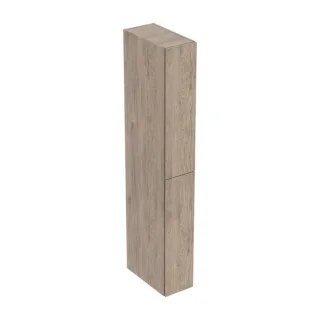 Geberit iCon Hochschrank 503011JR1 2 Auszüge, Breite 24cm, Nussbaum