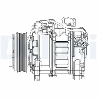 Delphi Klimakompressor BMW 3er 4er 5er 6er 7er X5 X6