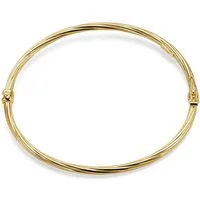 Miore Armreif MAR001SB - 925 Sterling Silber vergoldet 18Kt Gelbgold, für Damen - Made in Italy