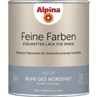 Alpina Wandfarbe Alpina Feine Farben Lack No. 14 Ruhe des Nordens -