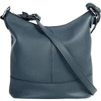 Cluty Umhängetasche, echt Leder, Made in Italy