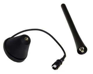Premium 16cm Auto Antenne FM Fuß Sockel M5 Radio RAKU 2 II für viele Fahrzeuge