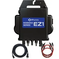 SUNNIVA Wechselrichter AP Systems Mikro-Wechselrichter 800 W EZ1-M-EU für Balkonkraftwerk, (IP67 wetterfest, Plug&Play Installation, 2 MPPT, Bluetooth & WIFI, inkl.5m Anschlusskabel & 4x1m Solar-Verlängerungen Micro Inverter)
