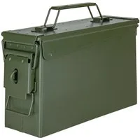 Trucky Aufbewahrungsbox Ammo Box Munitionsbox Box Metallkiste Metallbox Grün Metall Auswahl